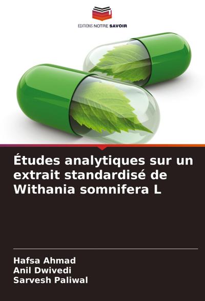 Études analytiques sur un extrait standardisé de Withania somnifera L