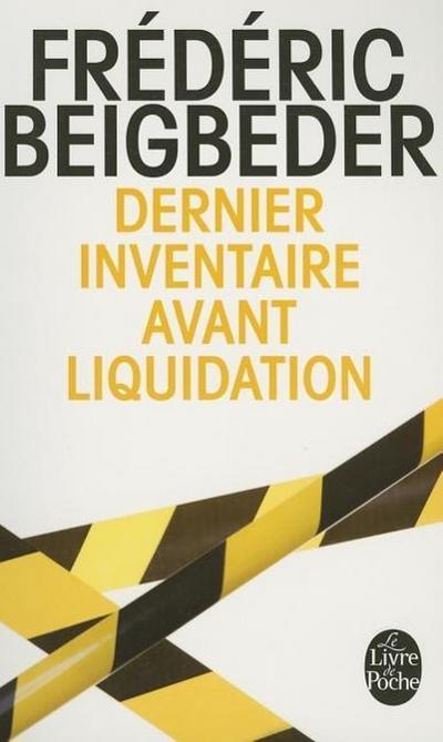 Dernier inventaire avant liquidation, franz. Ausgabe