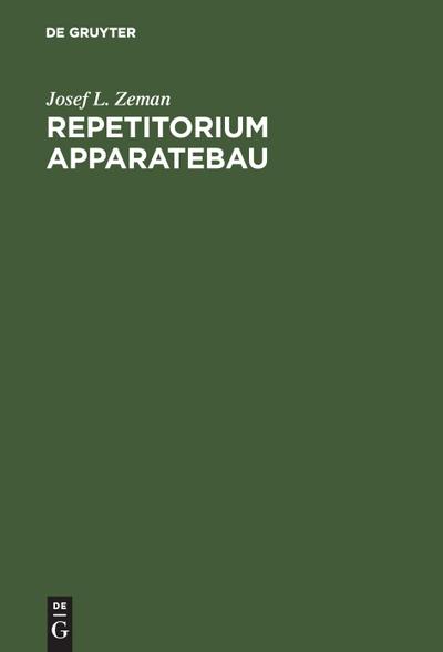 Repetitorium Apparatebau
