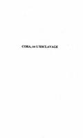 Cora ou l’esclavage