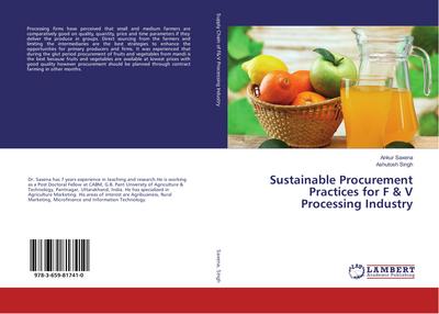 Sustainable Procurement Practices for F & V Processing Industry