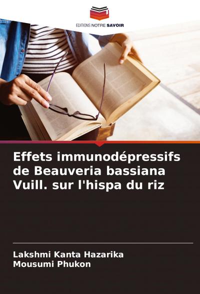 Effets immunodépressifs de Beauveria bassiana Vuill. sur l’hispa du riz