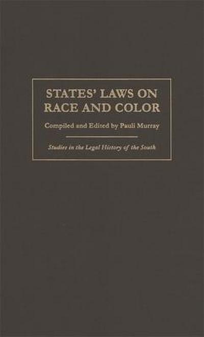 States’ Laws on Race and Color