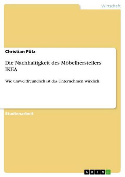 Die Nachhaltigkeit des Möbelherstellers IKEA
