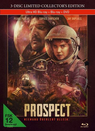 Prospect 4K, 1 UHD-Blu-ray + 1 Blu-ray + 1 DVD (3-Disc Limited Collector’s Edition im Mediabook)