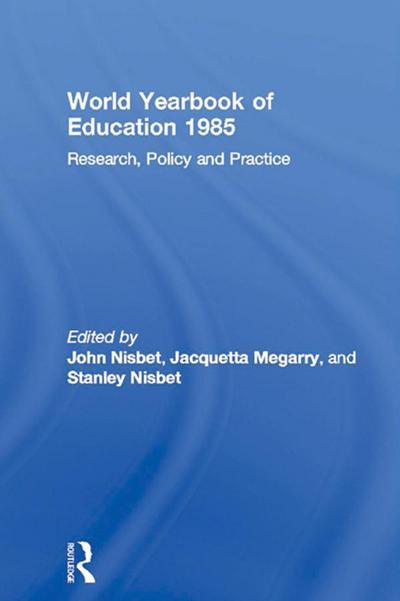 World Yearbook of Education 1985