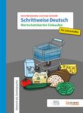 Schrittweise Deutsch - Wortschatzkarten Einkaufen 