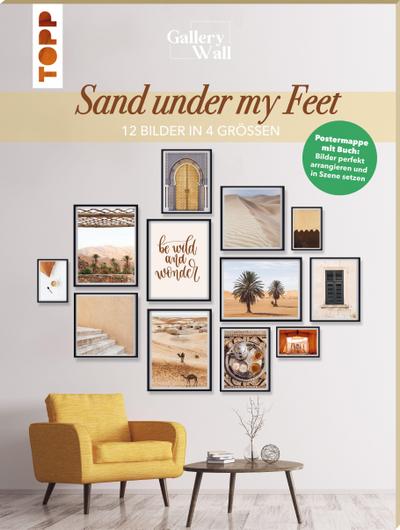 Gallery Wall "Sand Under My Feet". 12 Bilder in 4 Größen