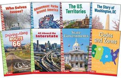 Explore the United States’ Historic Routes and Modern Governance: Social Studies Readers 8-Book Set