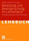 Belastung und Beanspruchung im Lehrerberuf