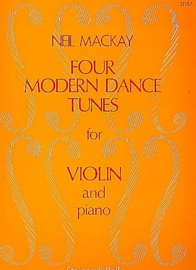4 modern Dance Tunesfor violin and piano