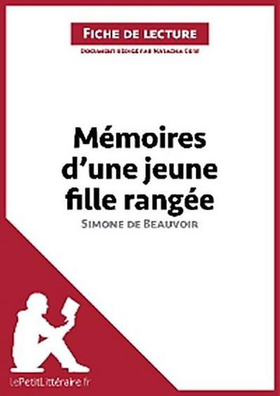 Mémoires d’une jeune fille rangée de Simone de Beauvoir (Fiche de lecture)