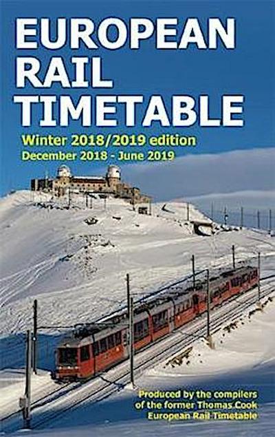 Potter, J: European Rail Timetable Winter 2018-2019 Edition