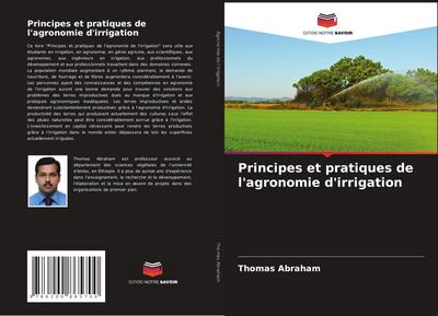 Principes et pratiques de l’agronomie d’irrigation