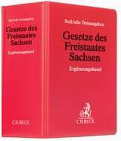 Gesetze des Freistaates Sachsen (ohne Fortsetzungsnotierung). Inkl. 86. Ergänzungslieferung