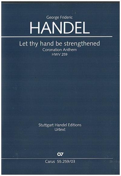 The King shall rejoice. Coronation Anthem III (Klavierauszug)