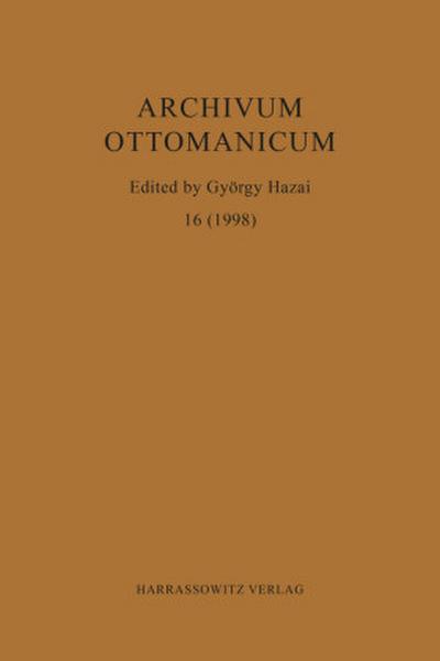 Archivum Ottomanicum 16 (1998)