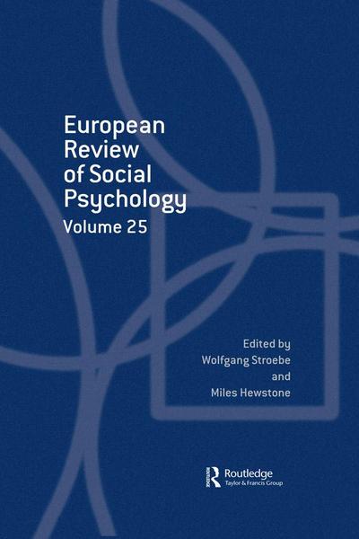 European Review of Social Psychology: Volume 25