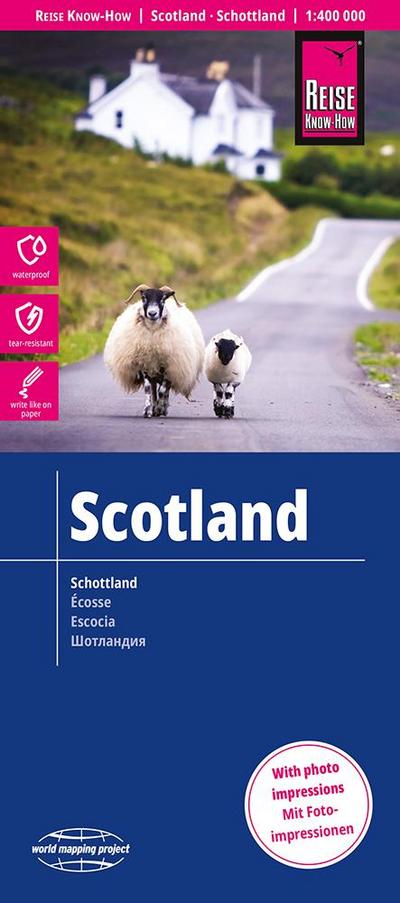 Reise Know-How Landkarte Schottland / Scotland (1:400.000)