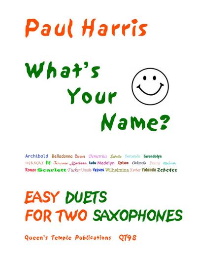 What’s Your Name? (Saxophones)