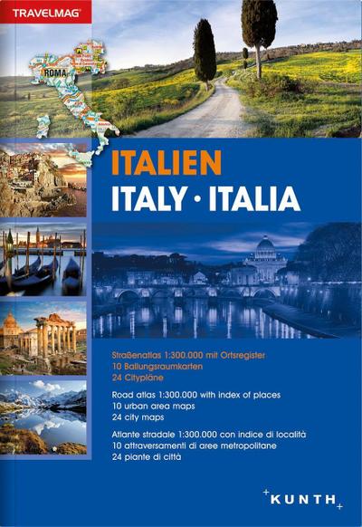 Reiseatlas Italien. Italy / Italia
