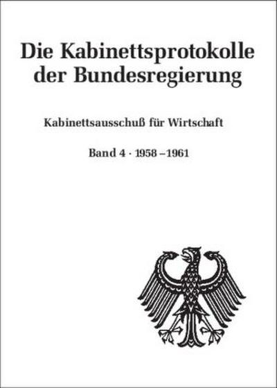 Die Kabinettsprotokolle der Bundesregierung, Kabinettsausschuß für Wirtschaft 1958-1961