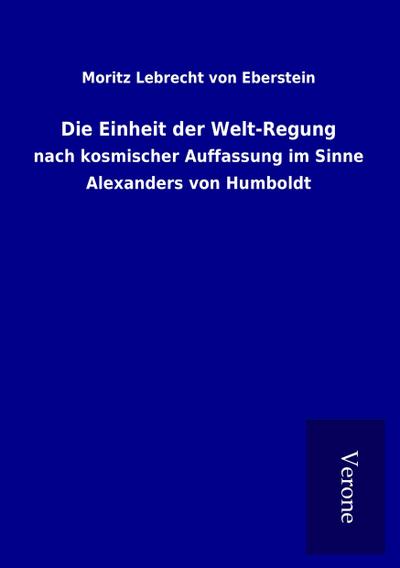 Die Einheit der Welt-Regung
