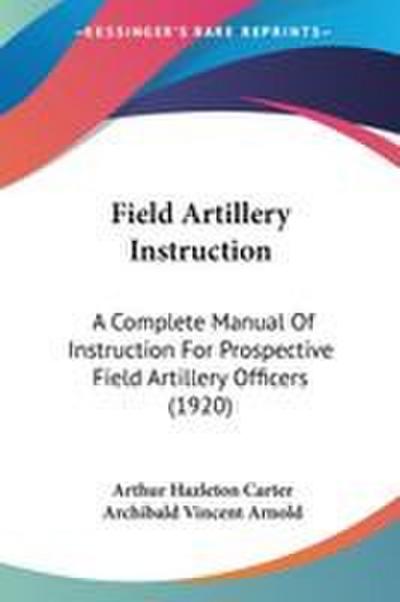 Field Artillery Instruction