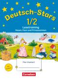 Deutsch-Stars - Allgemeine Ausgabe - 1./2. Schuljahr: Lesetraining - Hexen, Feen und Prinzessinnen - Übungsheft - Mit Lösungen