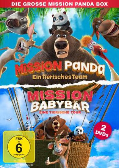 Die große Mission Panda Box, 2 DVDs