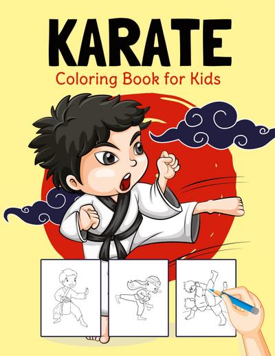Karate Coloring Book for Kids