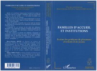 Familles d’’accueil et institutions
