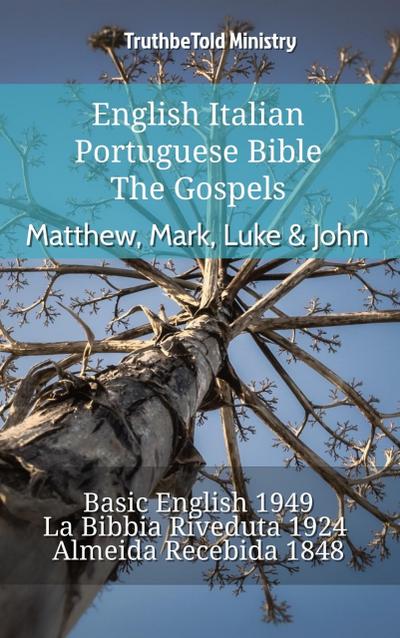 English Italian Portuguese Bible - The Gospels - Matthew, Mark, Luke & John