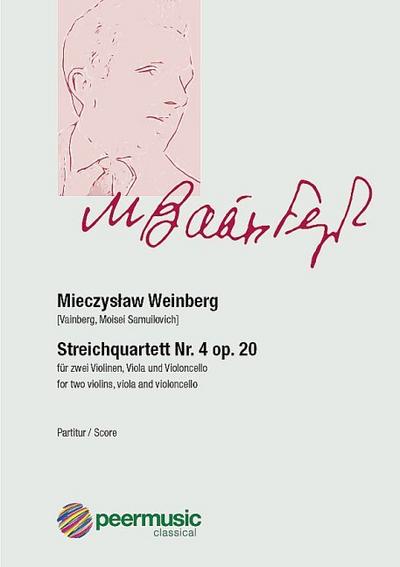 Streichquartett Nr.4 op.20für zwei Violinen, Viola und Violoncello