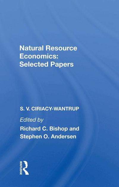 Natural Resource Economics