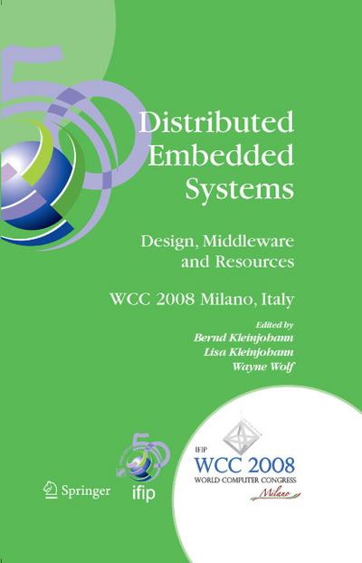 Distributed Embedded Systems: Design, Middleware and Resources