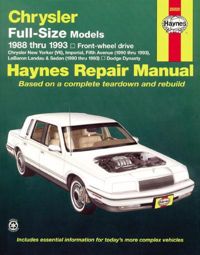 Chrysler Full-Size Front-Wheel Drive (88 - 93)