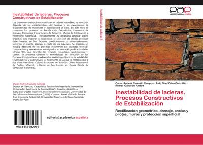 Inestabilidad de laderas.Procesos Constructivos de Estabilización