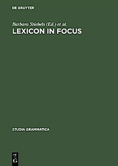 Lexicon in Focus