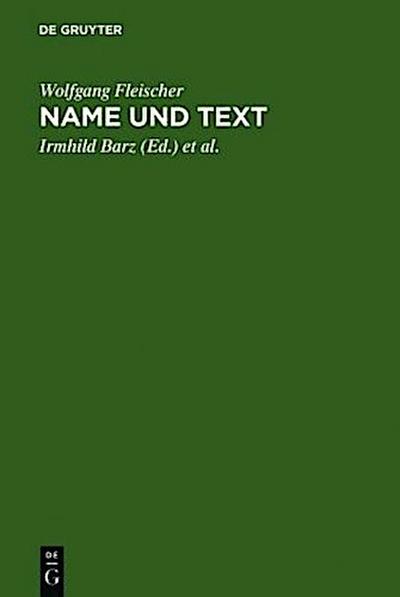 Name und Text