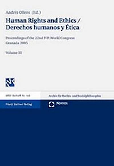 Human Rights and Ethics / Derechos humanos y Ética
