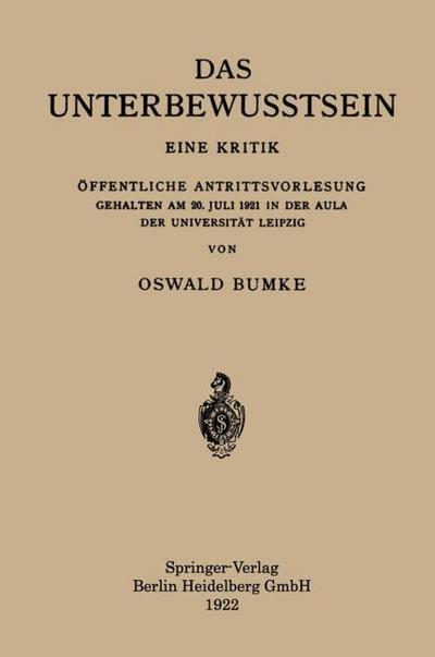 Das Unterbewusstsein