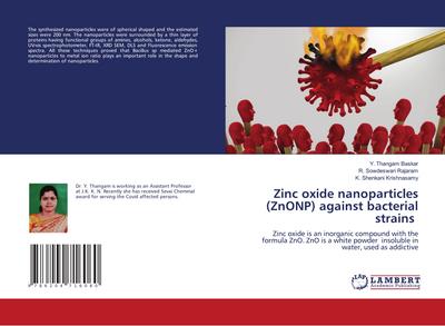 Zinc oxide nanoparticles (ZnONP) against bacterial strains