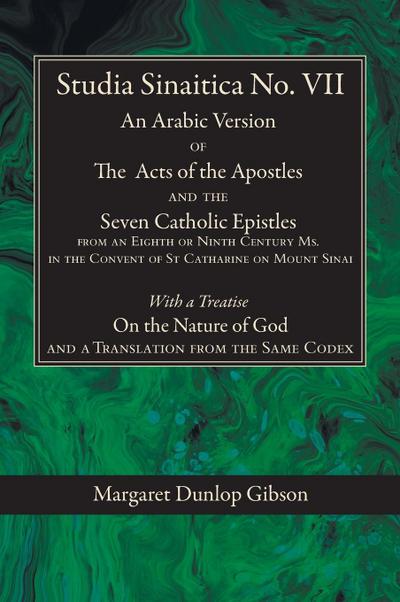 Studia Sinaitica No. VII