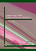 Properties and Testing Techniques of Inorganic Materials II
