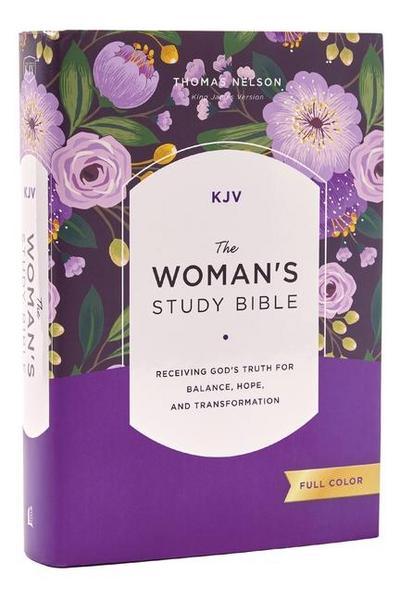KJV, The Woman’s Study Bible, Hardcover, Red Letter, Full-Color Edition, Comfort Print