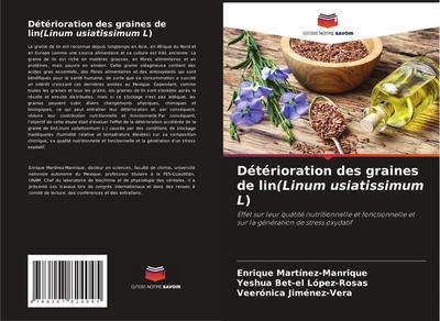 Détérioration des graines de lin(Linum usiatissimum L)