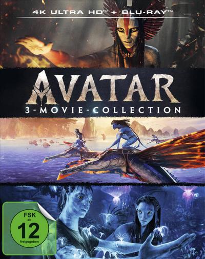 Avatar: 3-Movie-Collection (4K-UHD & Blu-ray)