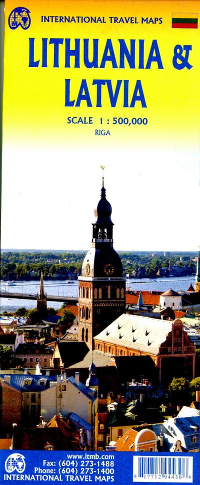 Lithuania /Latvia 1:500000