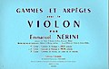 Gammes et arpèges vol.2pour violon